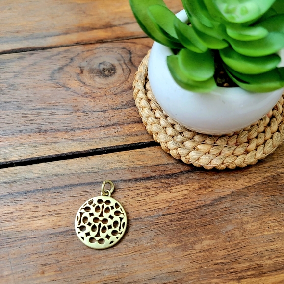 Coach Accessories - Coach gold pendant bag charm